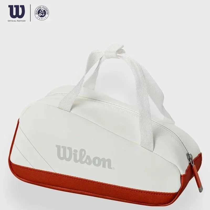 Wilson Roland Garros Mini Bag Tennis Racket Small Hand Bag 3 to 6 Canvas Bags Super Tour Tennis Racquet Sports Accessories