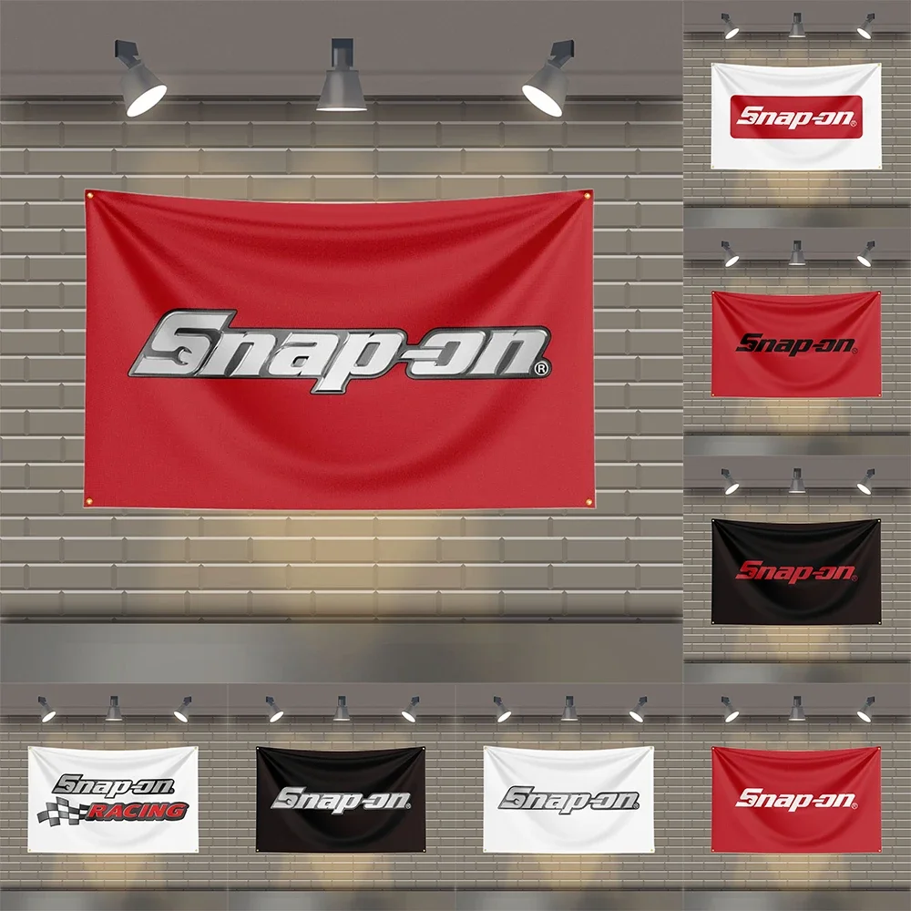 

3x5 FT Snap on Tool Flag Polyester Printed Tools Flags for Room Garage Decor