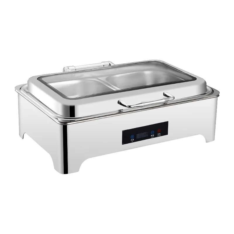 Stainless steel buffet stove visual flip intelligent temperature control electric heating and heat preservation