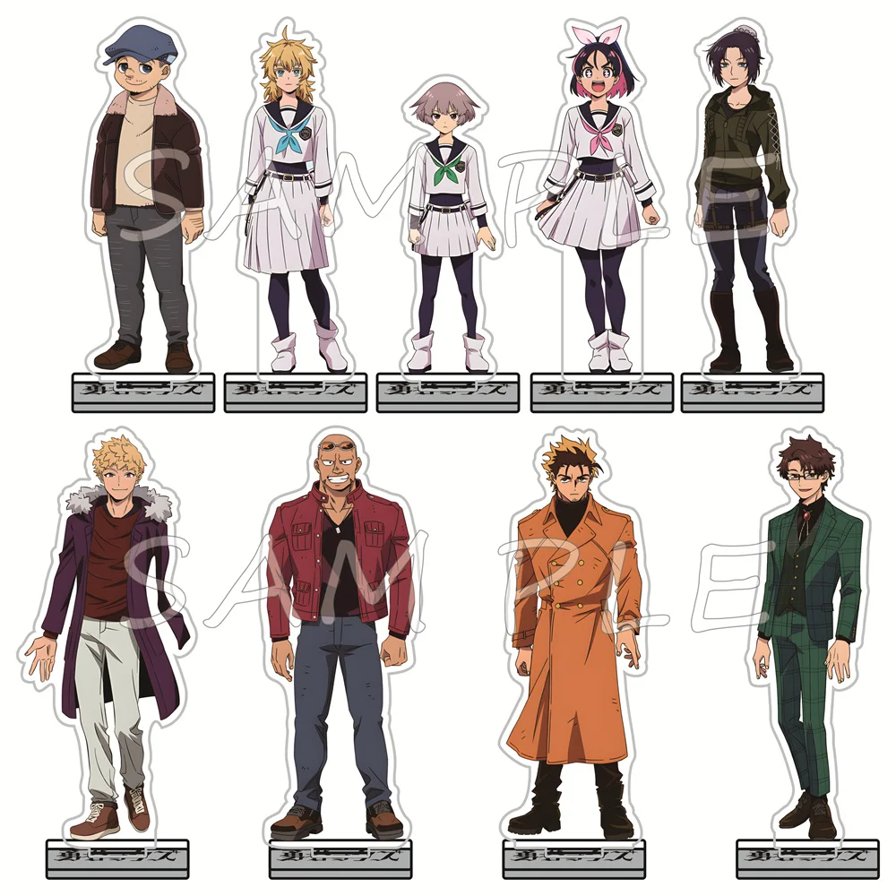 

Scum of the Brave 15cm Acrylic Stand Figures keychain Full Body Daily Suit Anime Merch Desktop Display Ornament Cosplay Fan Gift