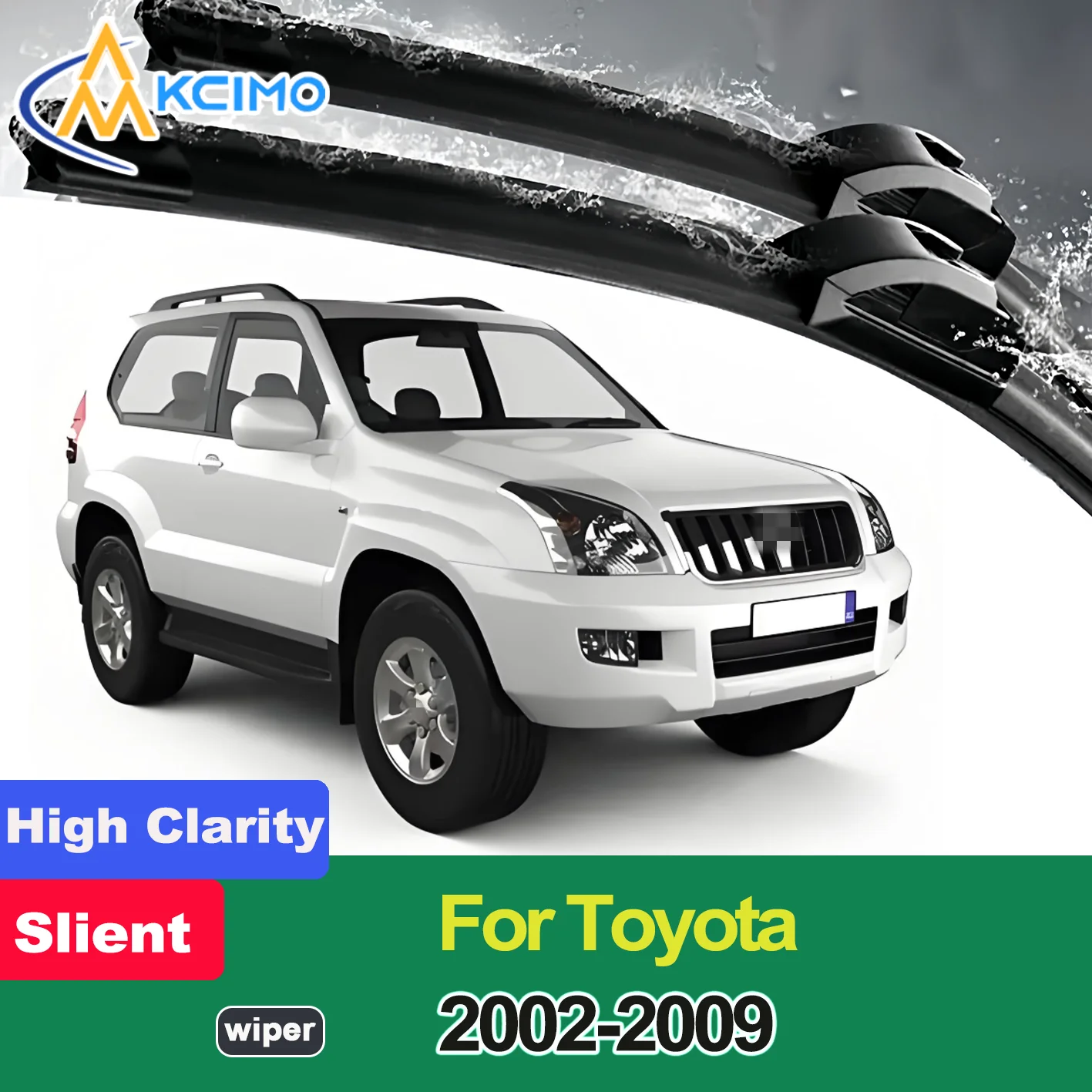 

2PCS New Front Windshield Wiper Blade for Toyota Land Cruiser Prado J120 2002-2009 Lexus GX 470 Front Windshield Accessories