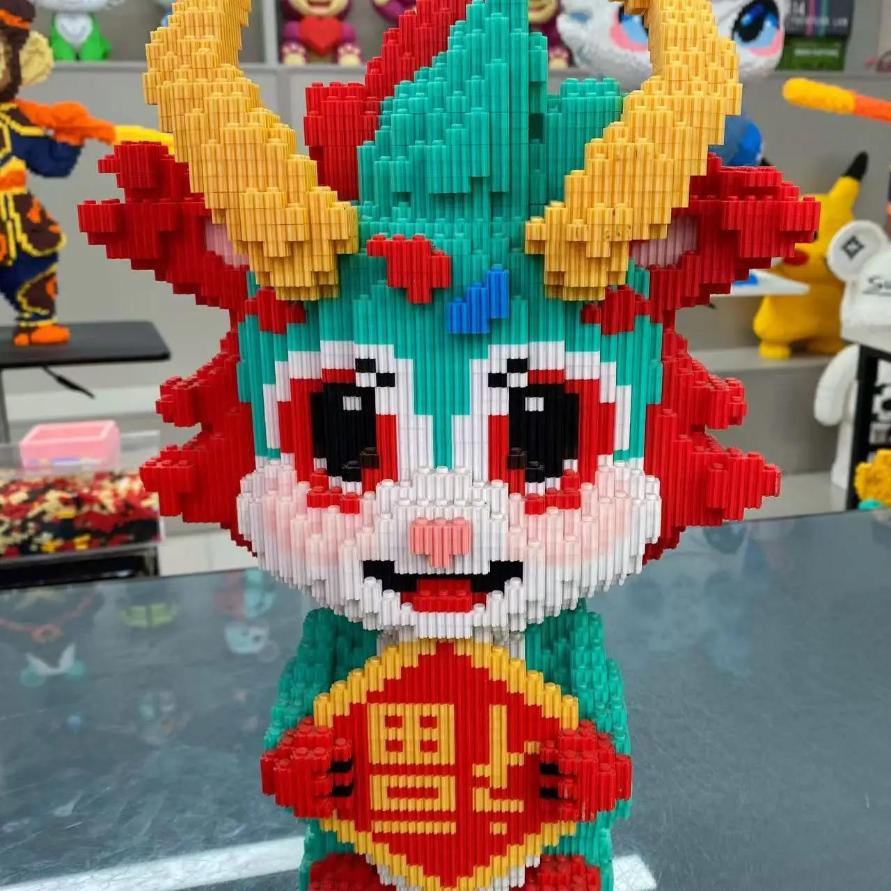 16158 قطعة من مكعبات بناء نموذج Red Dragon Baby DIY، مصممة للشباب والكبار، #4