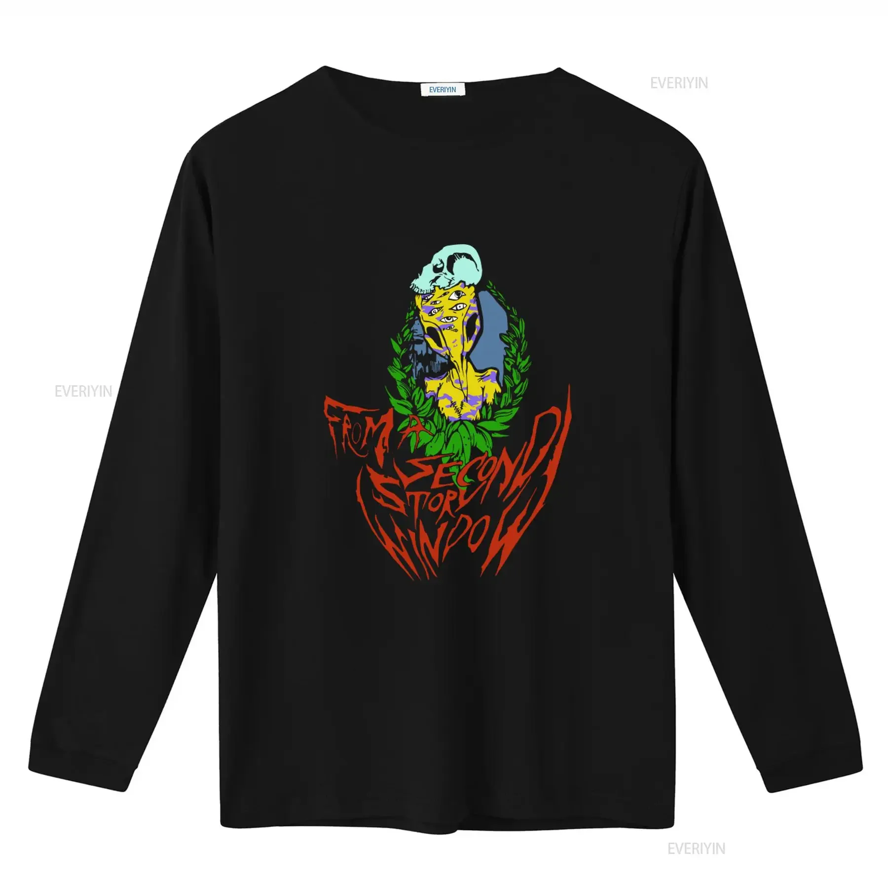 FROM A SECOND STORY WINDOW Alien MySpace Post Hardcore Band T Shirt for Men and Women vintage Washed Comfortable Unisex graphic