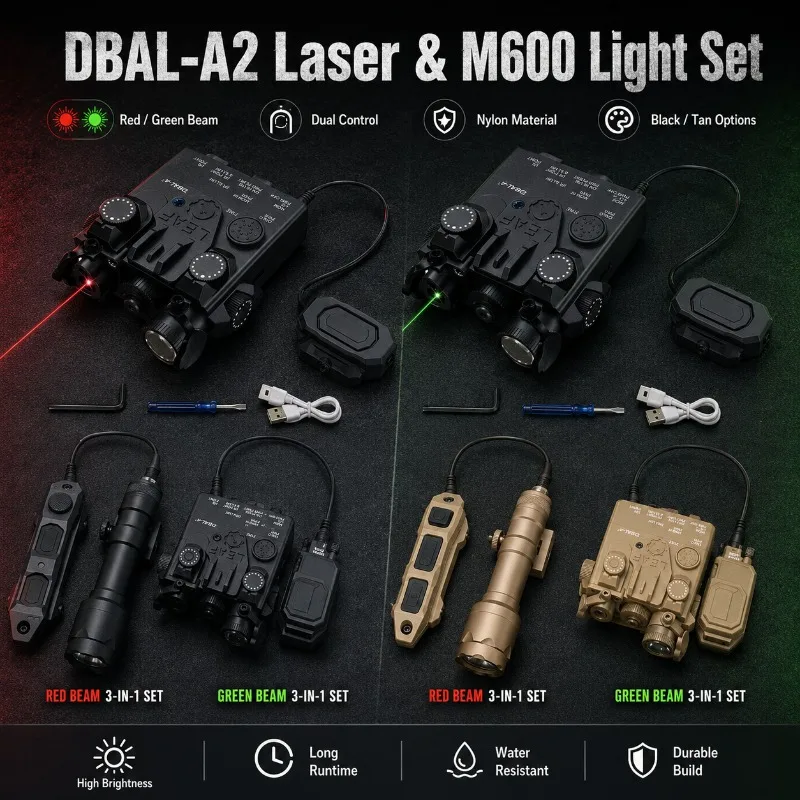 M600 Module DBAL‑A2 Indicator Light Dual Control Red & Green Beam Accessory Kit