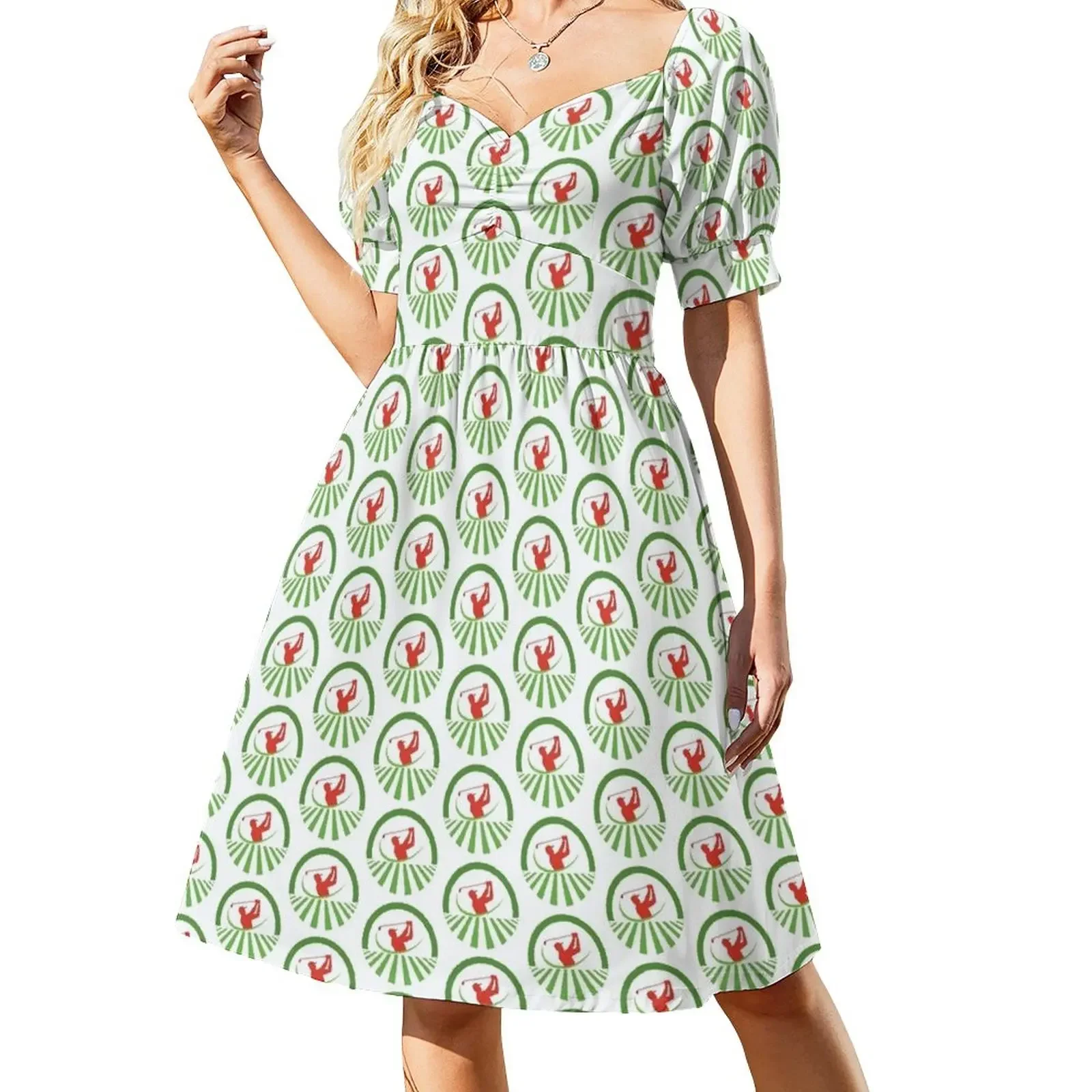 

Golf Short-Sleeved Dress sexy short dresses daring Women's long dress