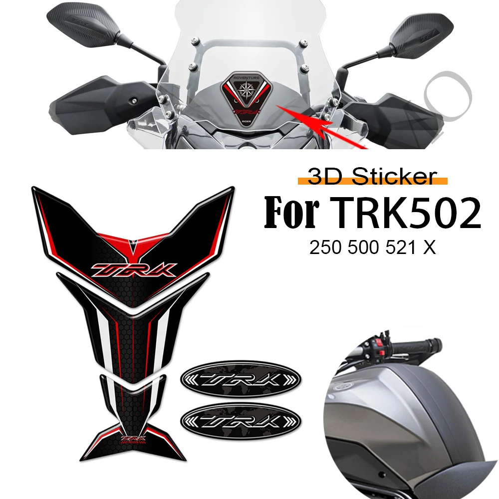 

For Benelli TRK502 800X TRK521 TRK 250 500 521 X Motorcycle Tank Pad Stickers Trunk Luggage Cases Decal Protection Decorative