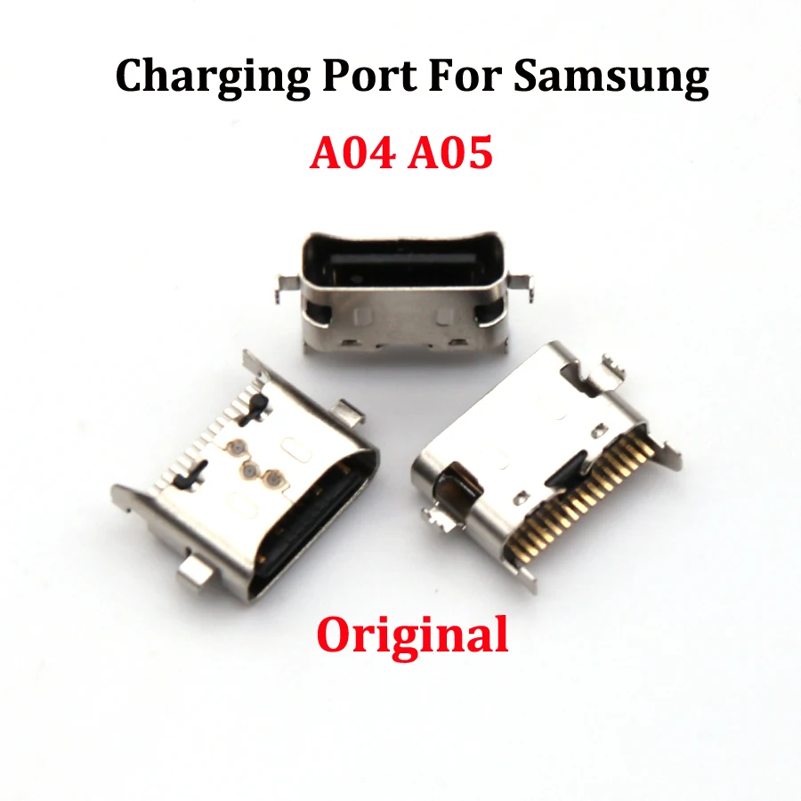 10 piezas, conector de carga USB original para Samsung A05 A15 A25 A35 A55 A13 A04 A04S A14 A23 A33 A24 A34 A54 A53, enchufe de carga 3