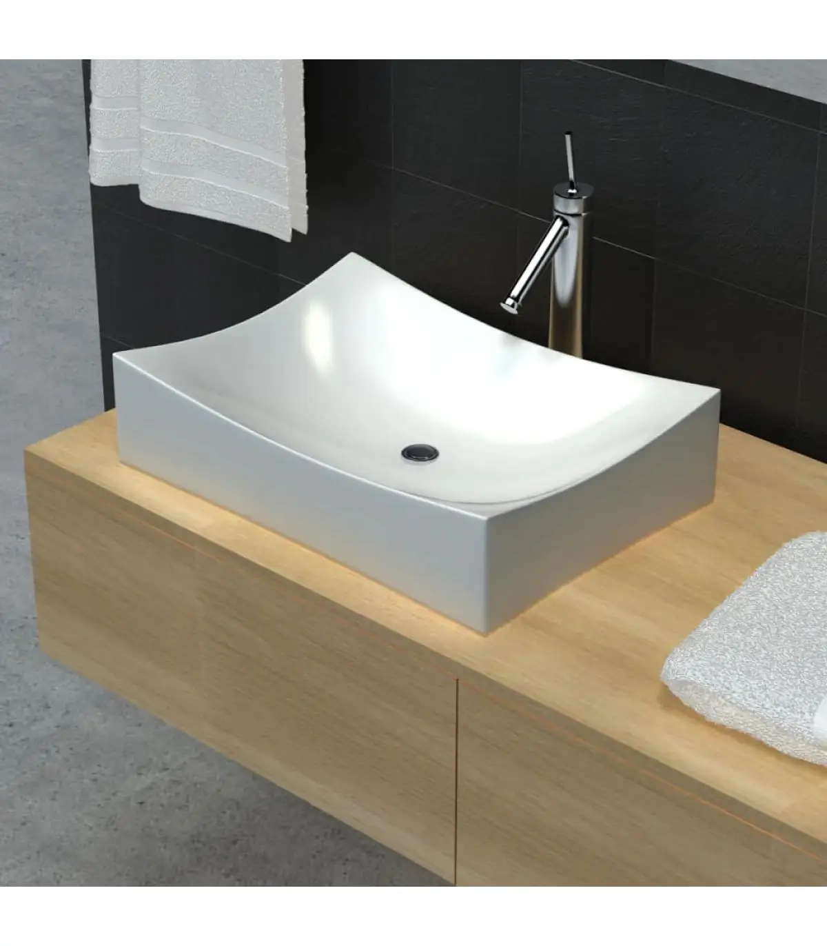 White Art porcelain ceramic washbasin sinks with glitter