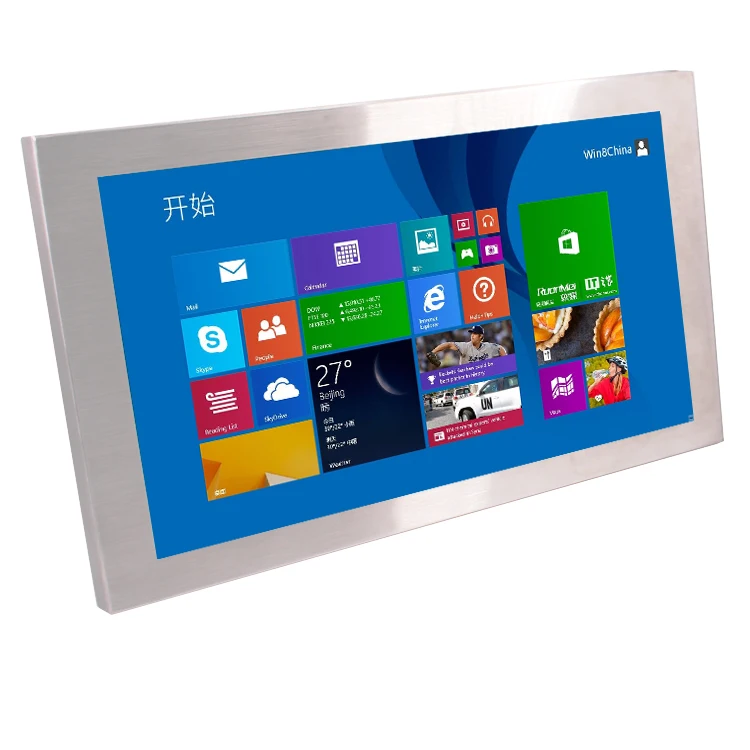 21 Inch IP67 IP69K Waterproof Shockproof Touch Screen Monitor For Kitchen Cabinet Kiosk