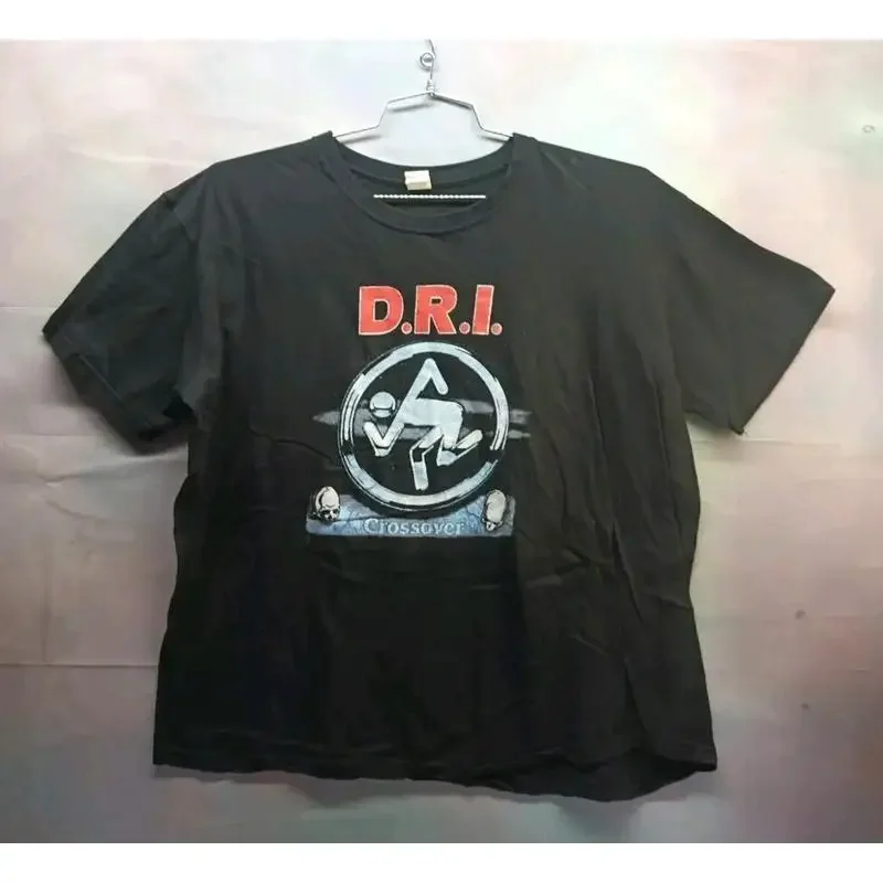 DRI Shirt Mens Medium Y2k Dirty Rotten Imbeciles Hardcore Punk Band Thrashed