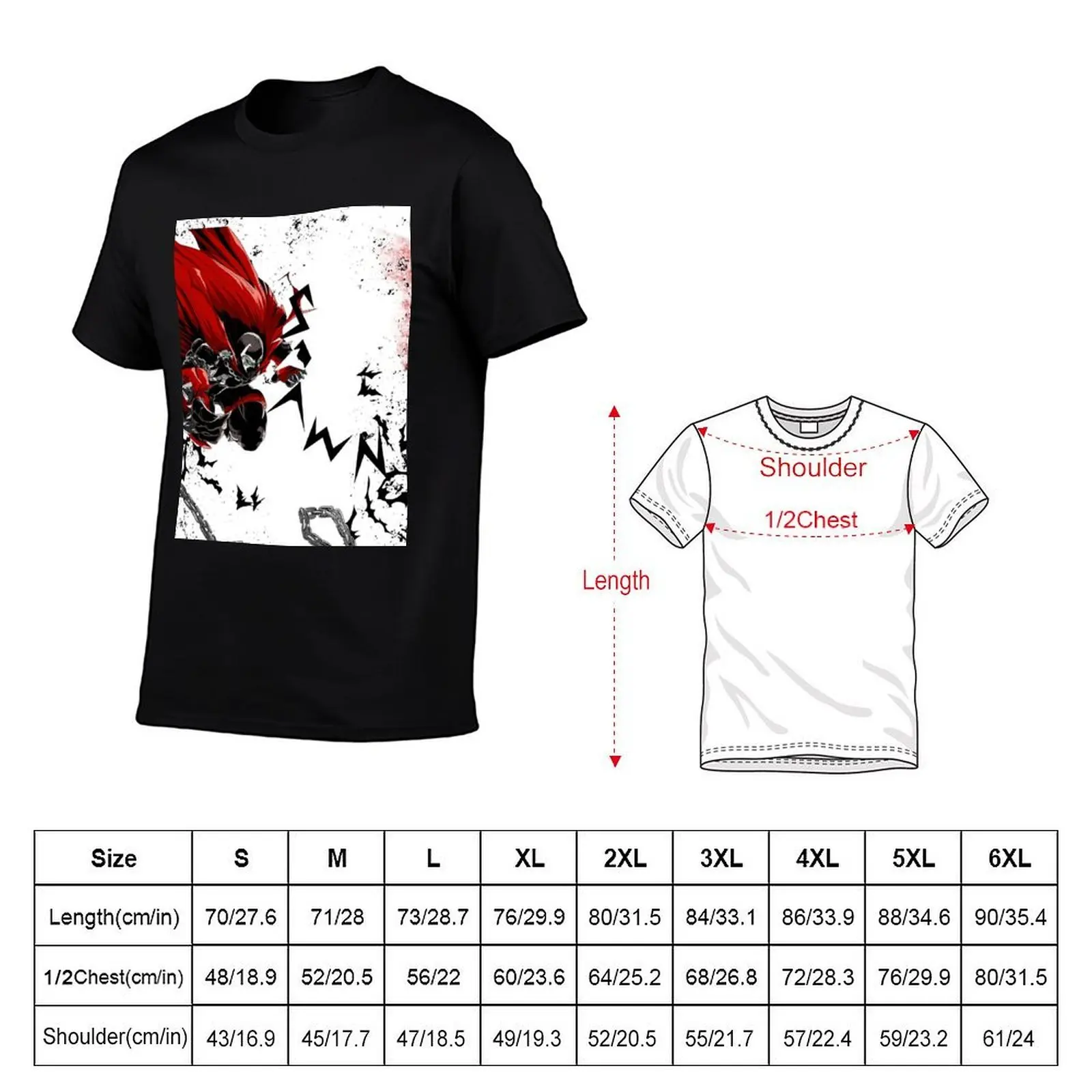 Spawn Sublime White Graphic T-Shirt t shirt man luxury man t shirts for men black cotton t-shirt plain for man package T-shirt