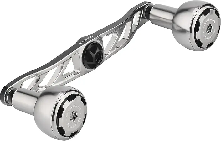 Gomexus Aluminium-Griff mit Aluminium-Knopf BDH-AS30 Ersatzteile für Baitcasting-Rollen Predator Power Fishing Tai Rubber – Detail 2