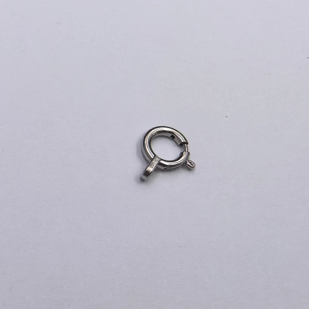 Sinya PT950 Platinum Spring Ring Clasp Pure Solid DIY Connector for Necklace Bracelets Chains Fine Jewelry Accessories