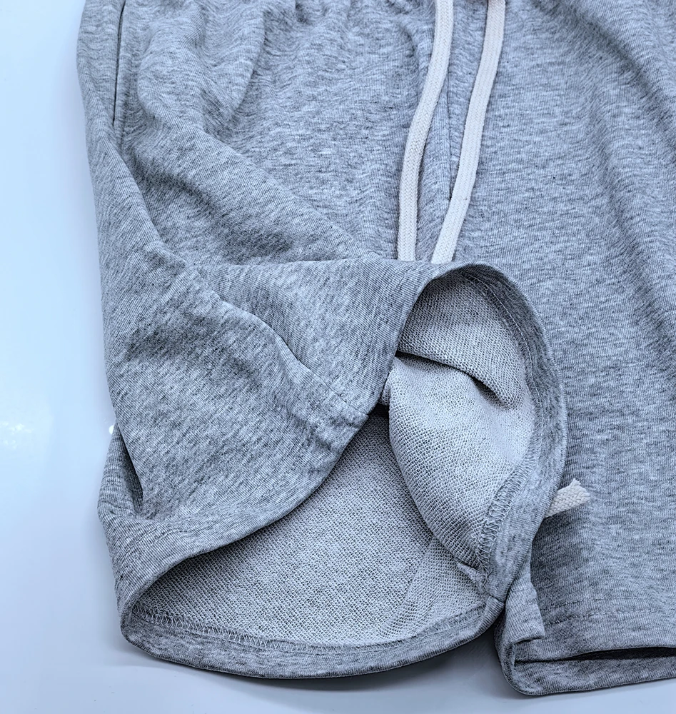 Herren 100% Reine Baumwolle Sportshorts für Alle Jahreszeiten Retro Lässige Stylische Streetwear Lose Athletische Shorts Mit Seitentaschen – Detail 35