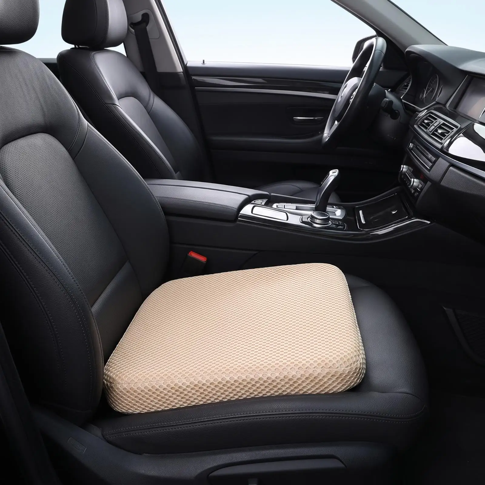 Car Seat Pad Supportive Car Seat Booster Cushion Universal Fit for Short Drivers