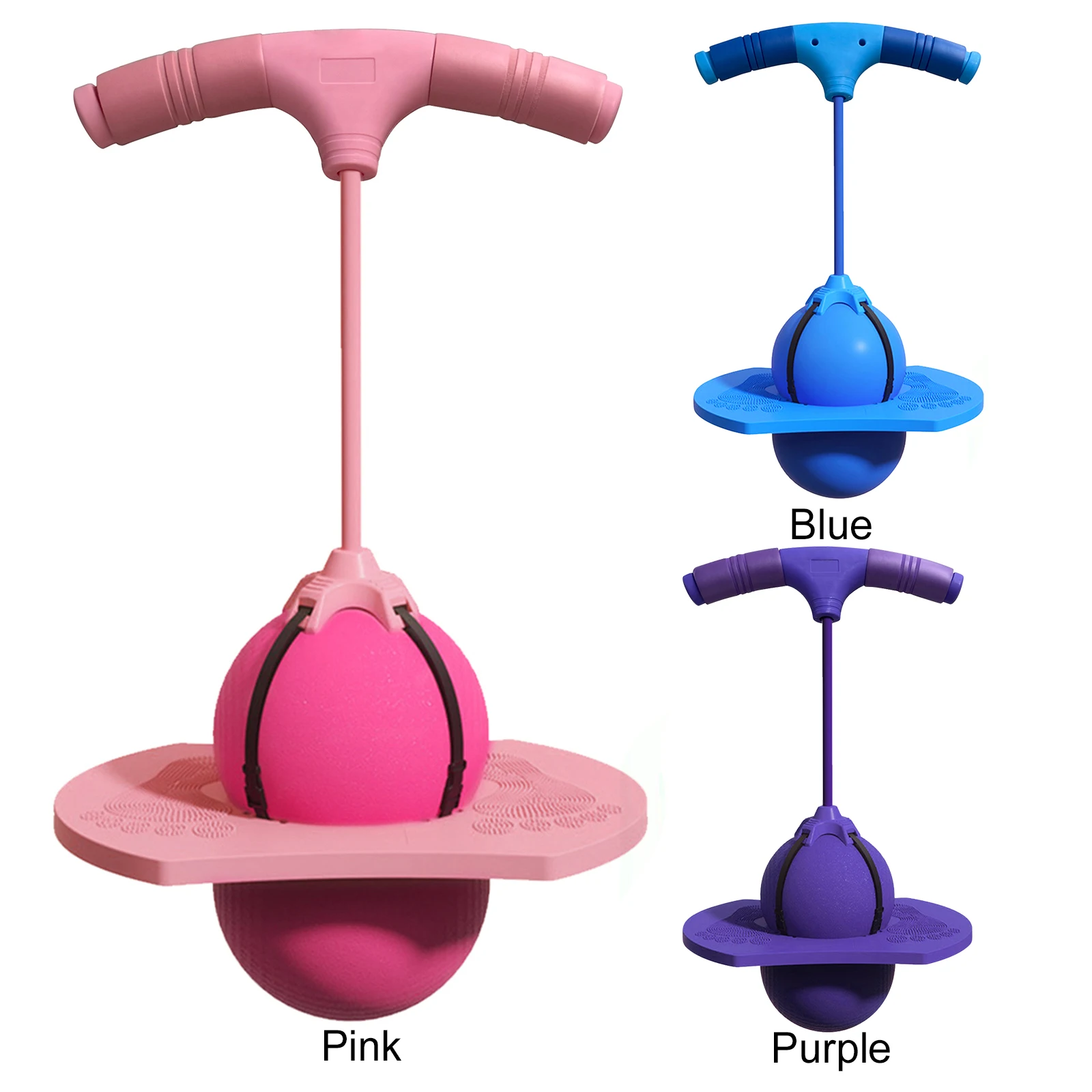 손잡이와 펌프가 있는 바운스 점프 트릭 보드, 하이 점 - Kids Outdoor Jumping Toys 리뷰 및 가격