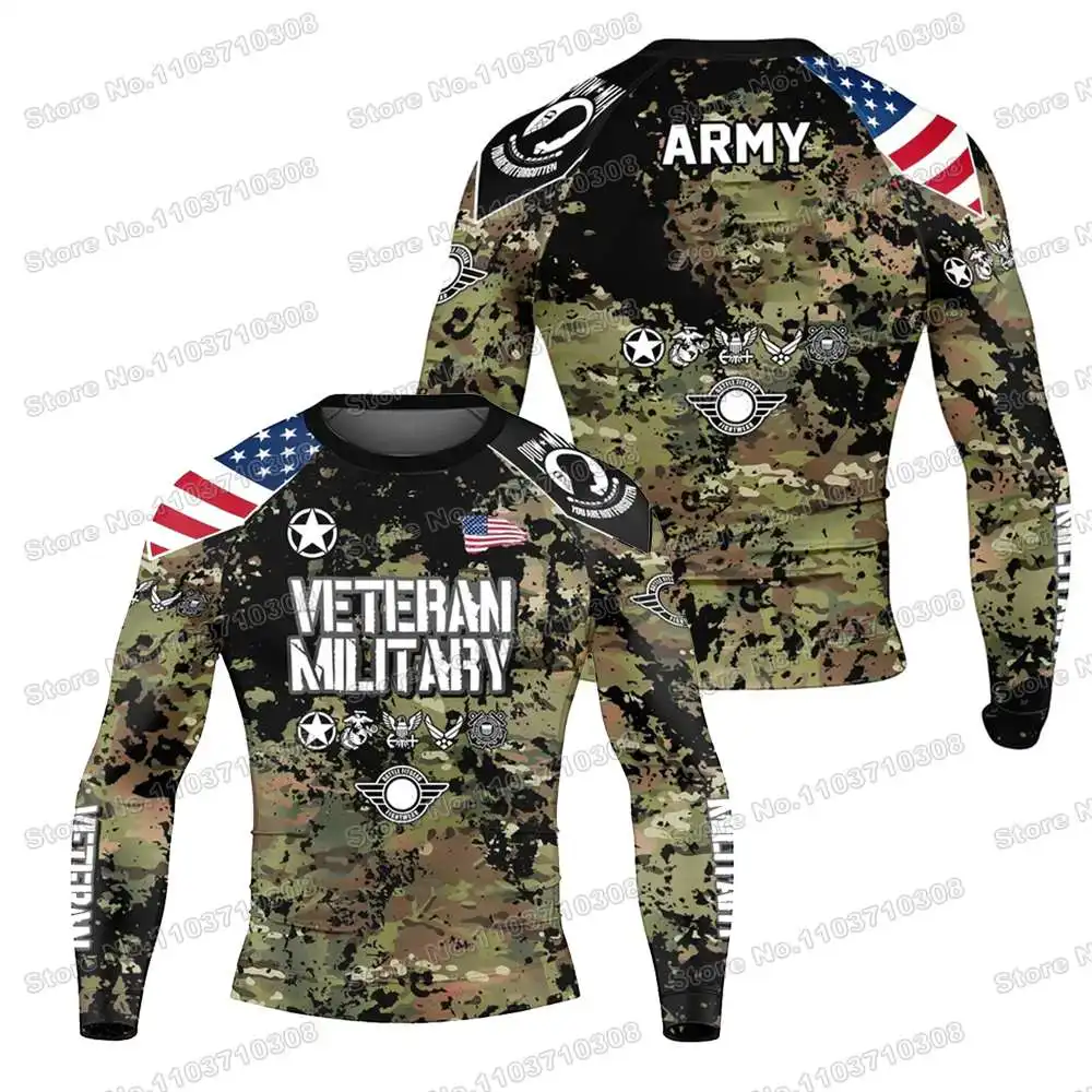 9th Army New Special Print Surfing Jersey Beach Swimwear Diving Gym Long Sleeves Trousers MMA BJJ Men Jiu Jitsu Fitness Sets