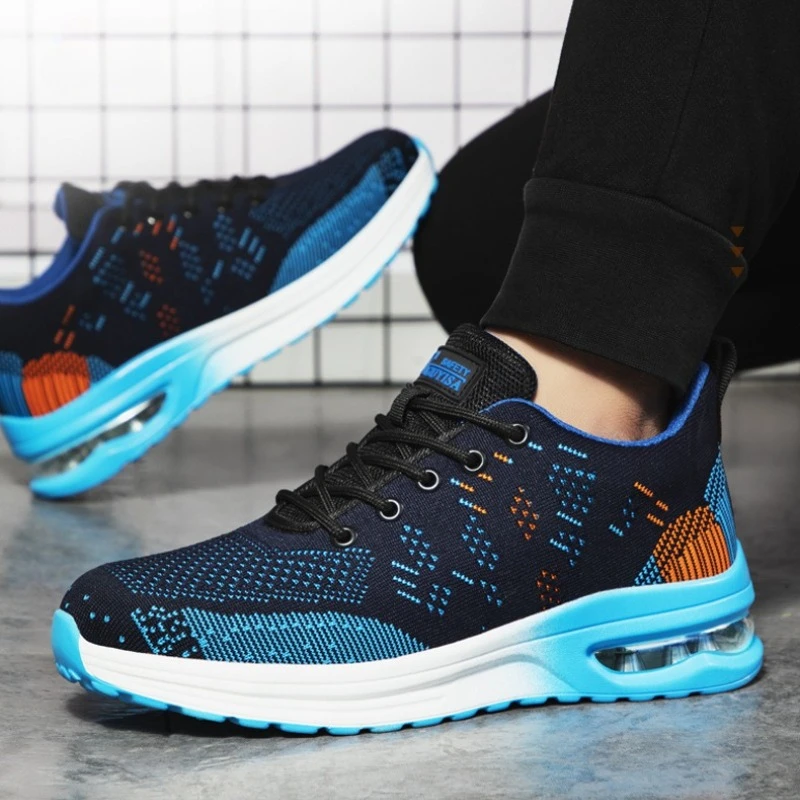 Fashion Security Shoes for Men Women Work Shoes Anti-smash Steel Toe Shoes Anti-puncture Protective Shoe Air Cushion Sneakers