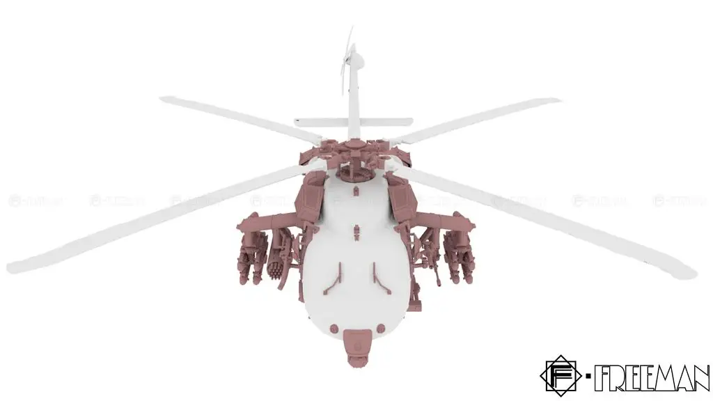 FAB FA7203 US-ARMY MH-60M(DAP)for SH-60f (Hobby Boss) Renovation Kit