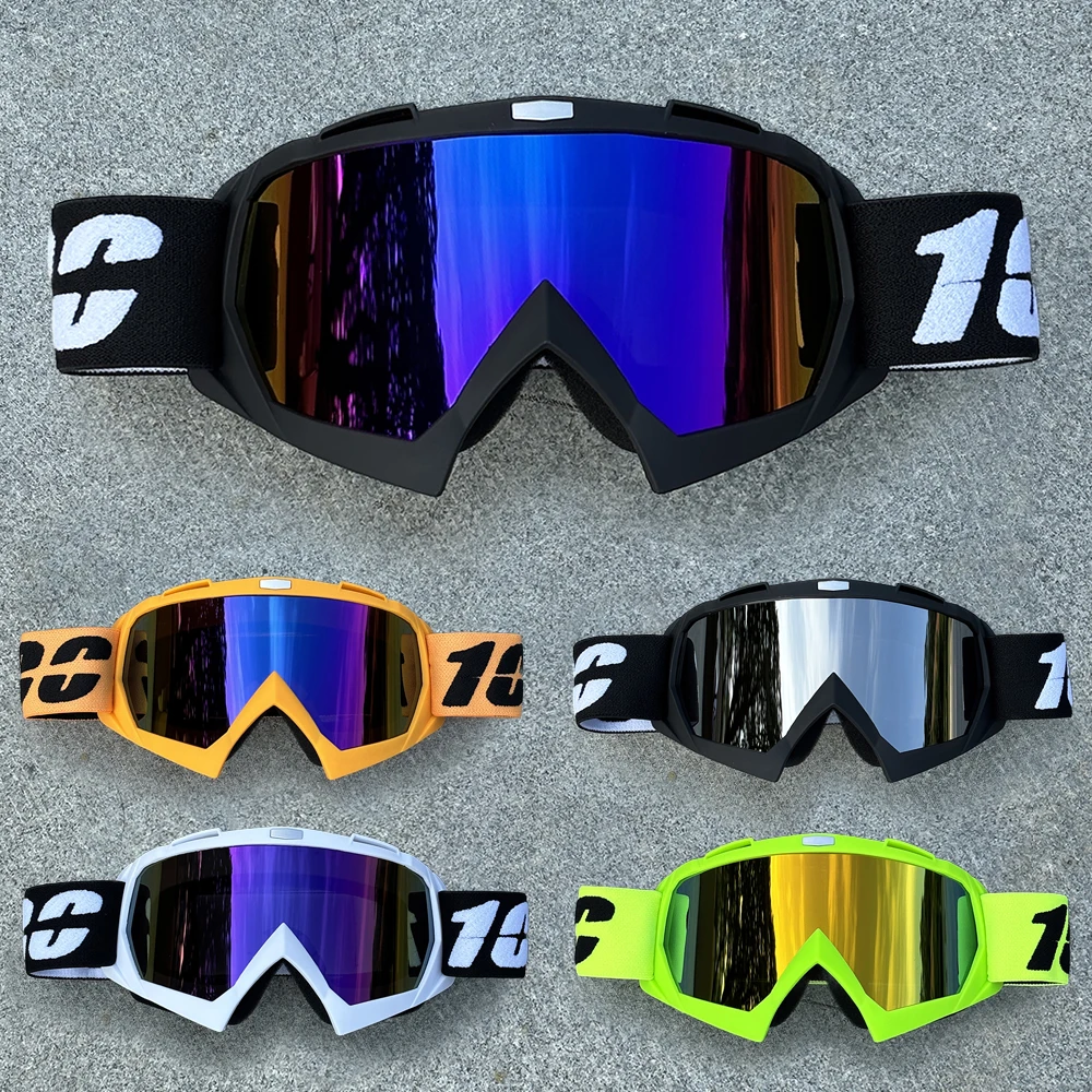 New Men Motocross Goggles Motorcycle Glasses Enduro Anti-fog Cycling Moto Dirt Bike MX MTB Riding Sunglasses HD Mirrored Lens