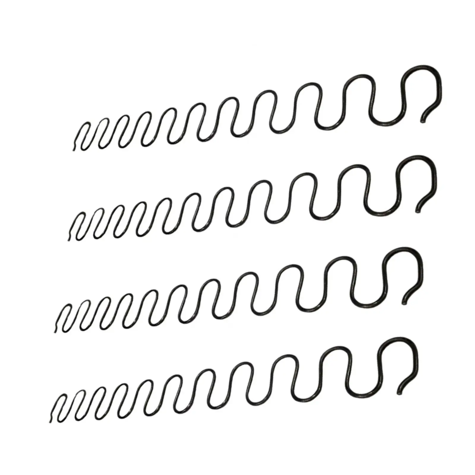 4x Couch Spring Upholstery Spring Repairing Hardware Resilient Lightweight Heavy Duty Flexible to Fix Sofa Support for Bench