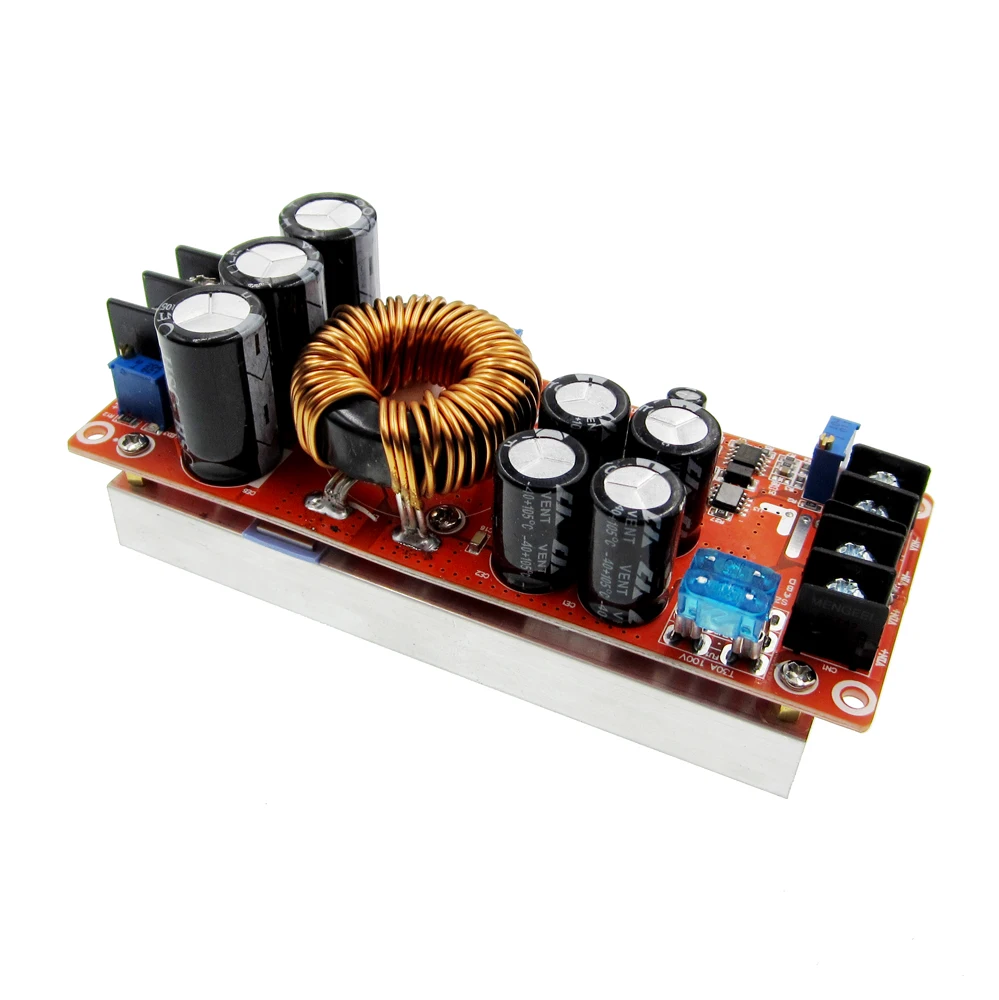 DC 20A 1200W Step-Up Boost Constant Current Module Variable Voltage Power Supply IN 8-60V Step Up Module Top Quality