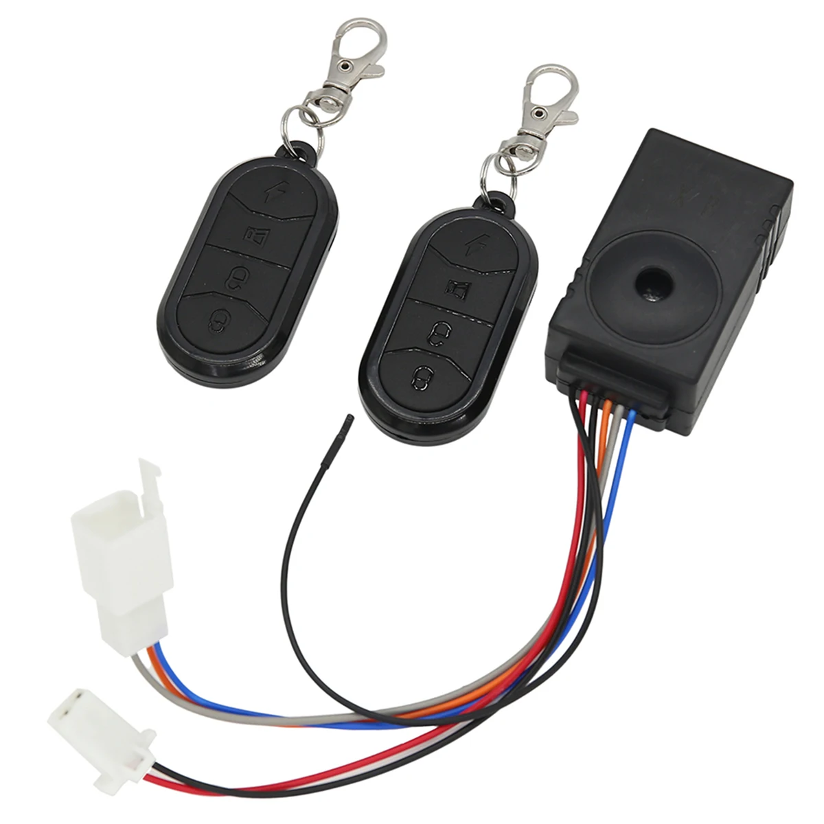 

Ebike Alarm System Dual Remote Control 36V 48V 60V 72V Alarm Accessories Universal Waterproof Electric Bike Replacement