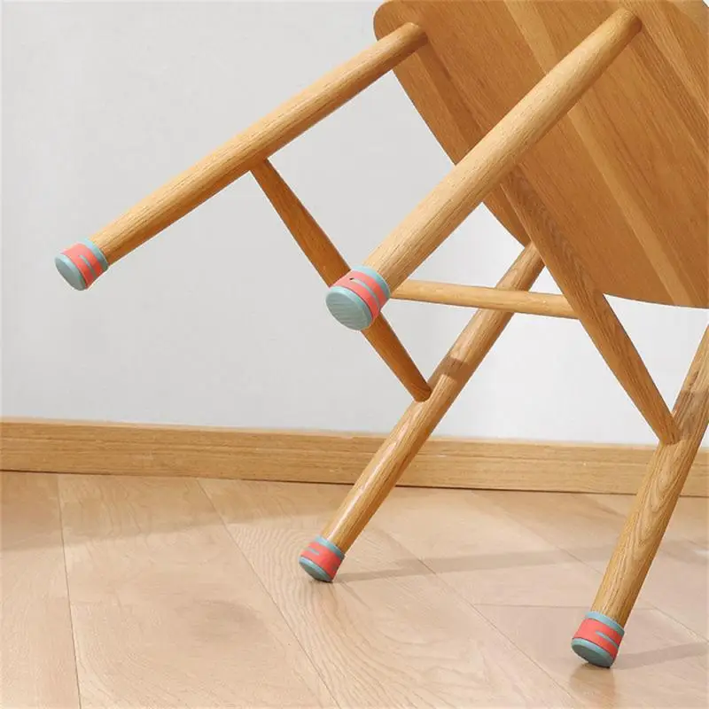 وسادة ساق سيليكون مضادة للصرير ، ملحقات طاولة وكرسي ، مقعد عالي الجودة ومتين ، مادة البولي إيثيلين ، هادئة