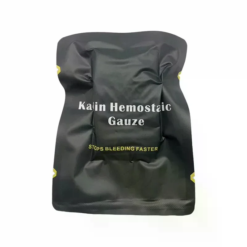 Hemostatic Kaolin Gauze Combat Emergency Trauma Z-Fold Soluble For Ifak Tactical Military First Aid Kit Medical Wound Dressing - view 4