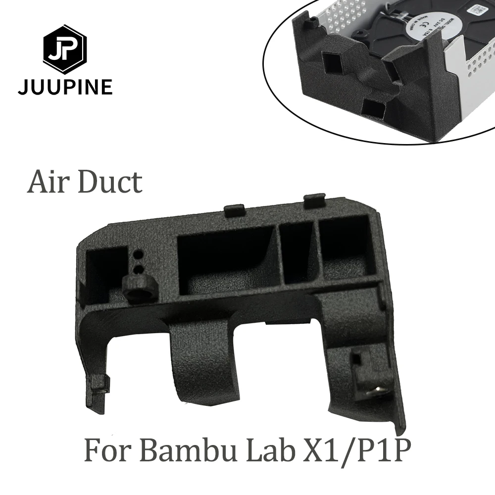 For Bambu Lab P1P X1 X1C  Upgrade Nylon Cooling Fan Duct Fitting For Bambu Lab P1P X1 3D printer Part