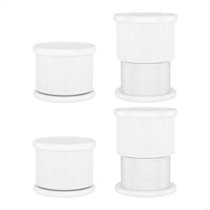 Without Drill Risers Providing Adjustable Height and Stability Support for Furniture Leveling in Cabinets and Wardrobes