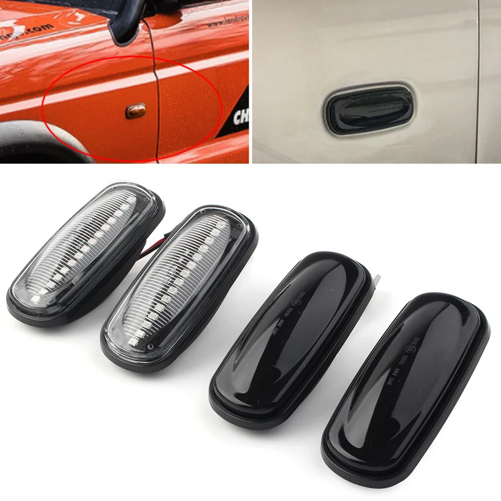 Car Dynamic LED Sequential Side Marker Light For Land Rover Defender 2007-2015 For Discovery 1999-2004 For Freelander 2002-2005