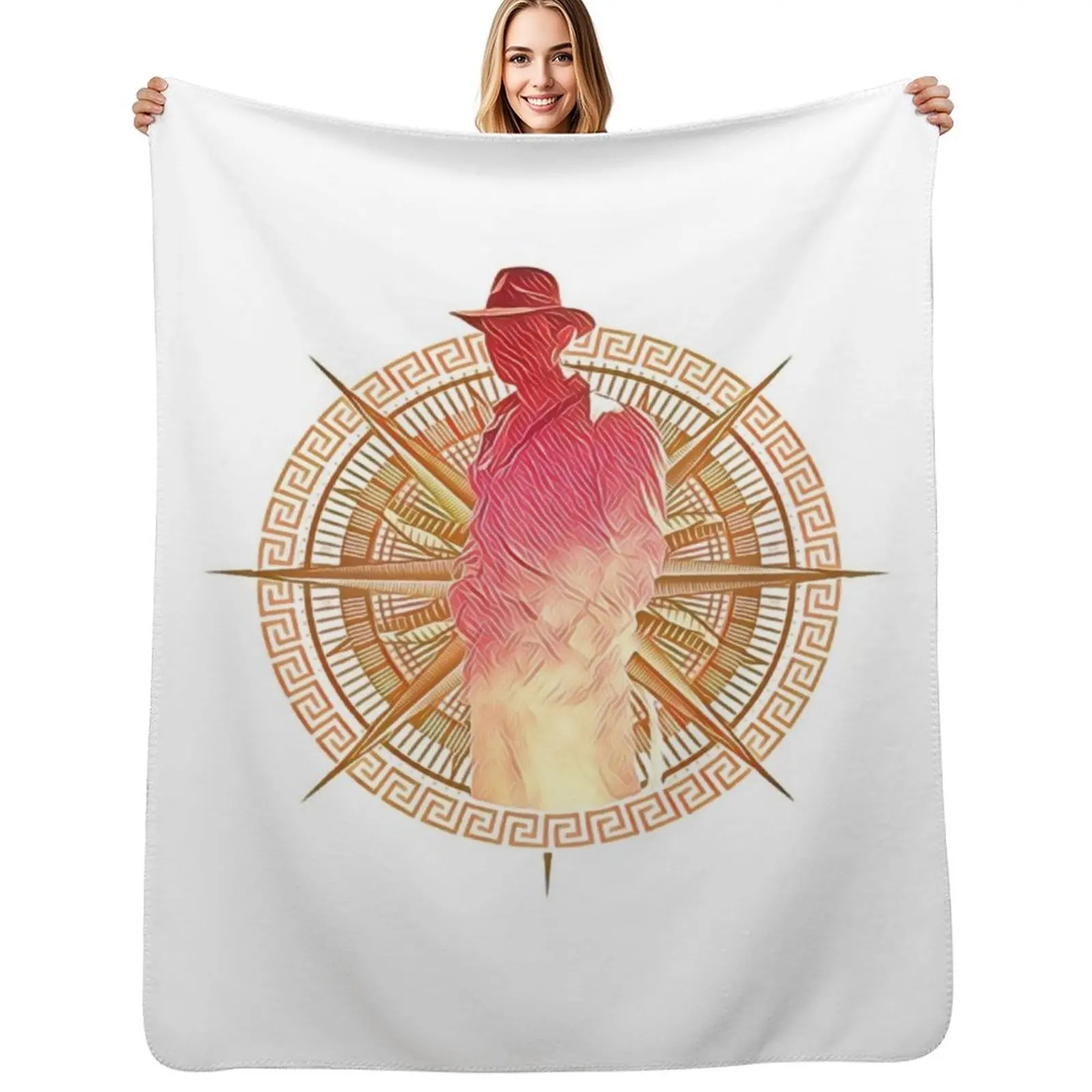 

The Man in the Hat - Compass Throw Blanket manga Giant Sofa Bed Fashionable Summer Beddings Blankets