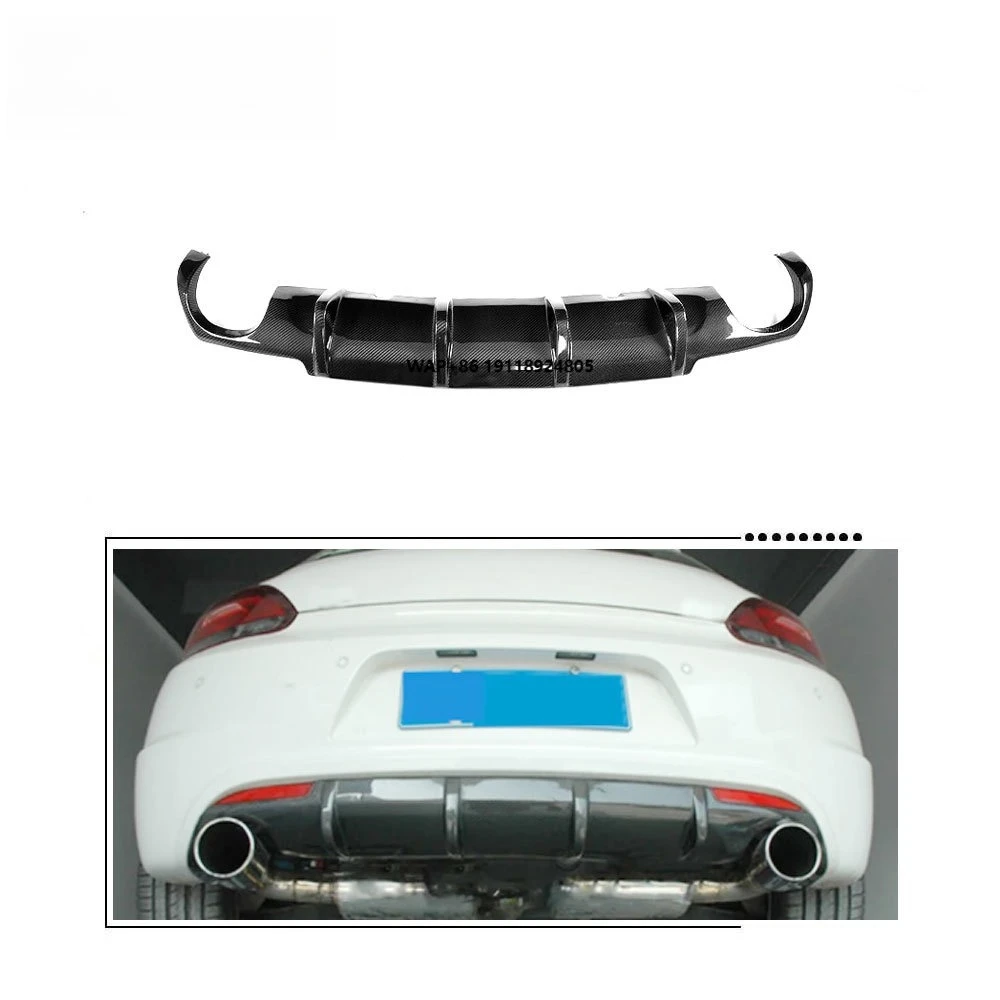 

Rear Bumper Position Carbon Fiber Rear Diffuser for VW Scirocco R