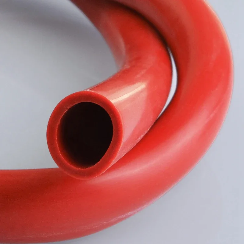 ID 2-32mm Rust Red Silicone Hose, Heat Resistant Flexible Rubber Tube, Auto Vacuum Cooling &Air Pump Pipe,Fuel Tank Soft Conduit