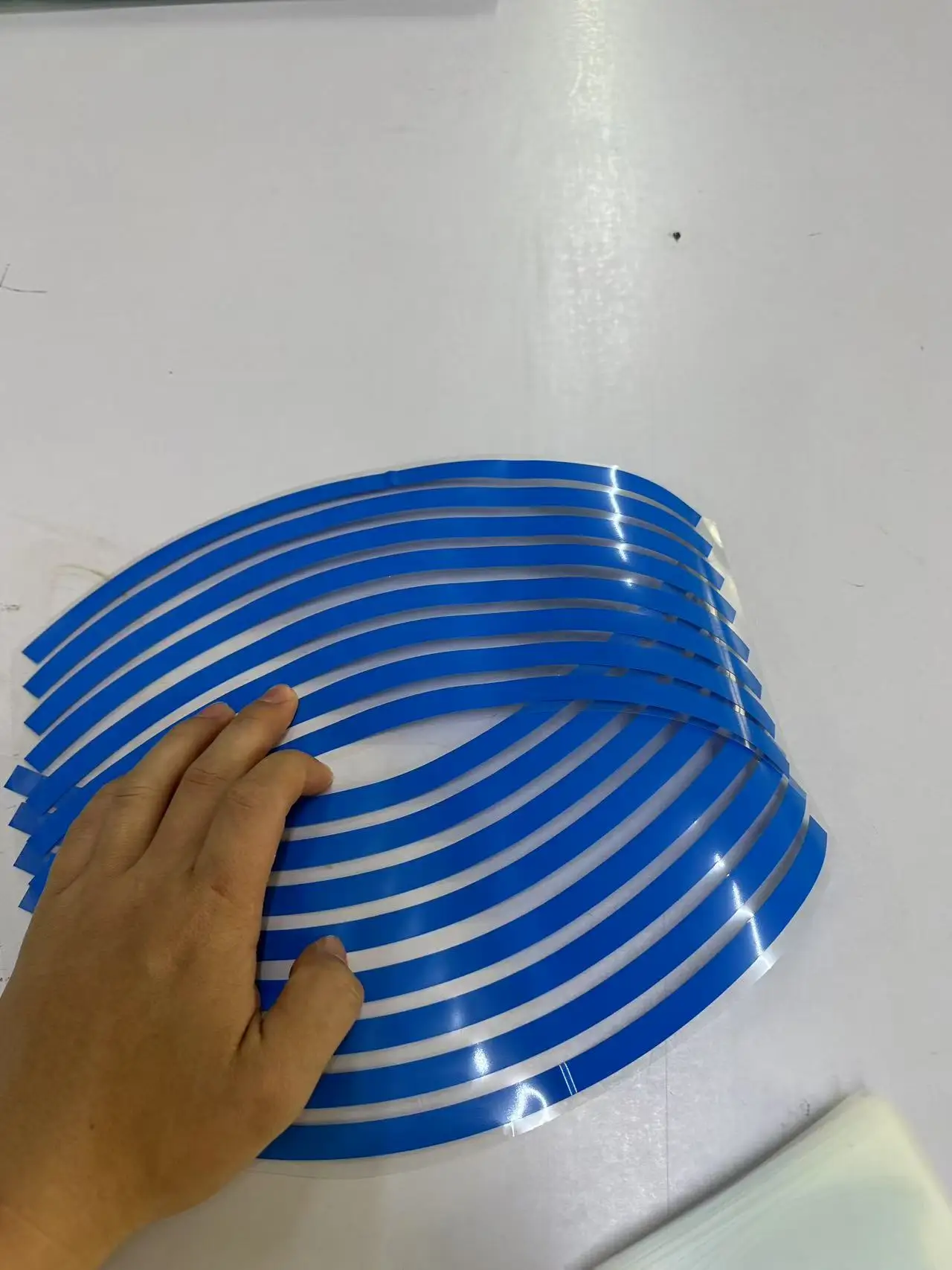 Motorcycle Car Tire Decals Trim Strips Universal Reflective Bike Wheel Sticker Waterproof Motorcycle Wheel Rim Tape