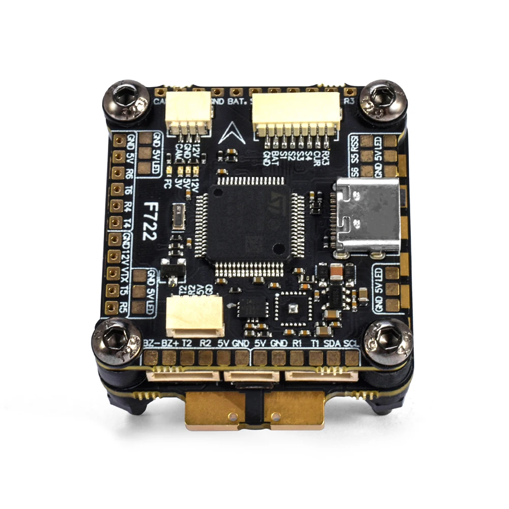 

9IMOD F722 Flight Stack F722 Control 55A/60A ESC 3-6S Lipo 30.5x30.5mm ICM42688 Gyro For Remote FPV Racing Drone