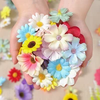 20/50Pcs Mix Artificial Flowers Silk Fake Flowers for Home Decor Wedding Bride Decoration DIY Craft Wreath Gifts Accessories 3