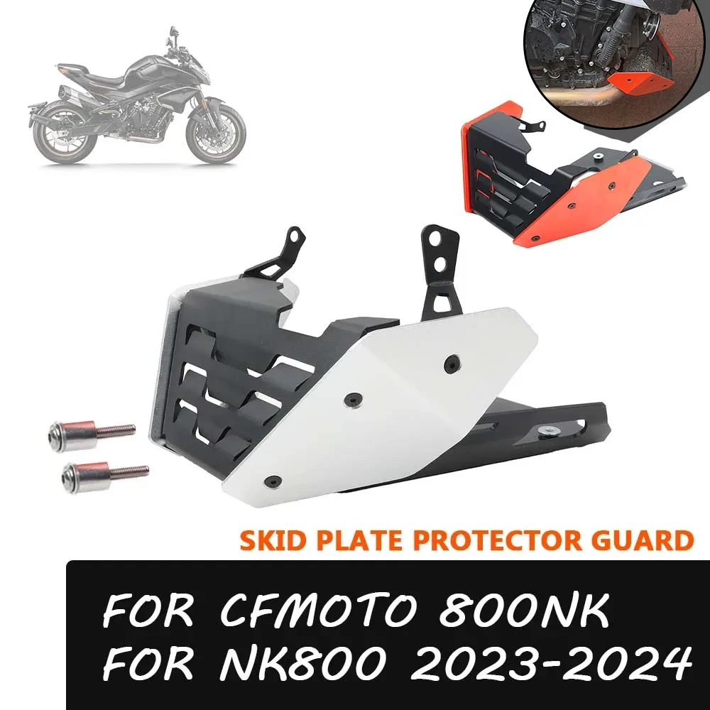 Motorcycle Skid Plate Guard FOR CFMOTO CF800 NK 800NK NK800 NK 800 NK 2023 2024 Engine Protector Cover Chassis Belly Pan Parts