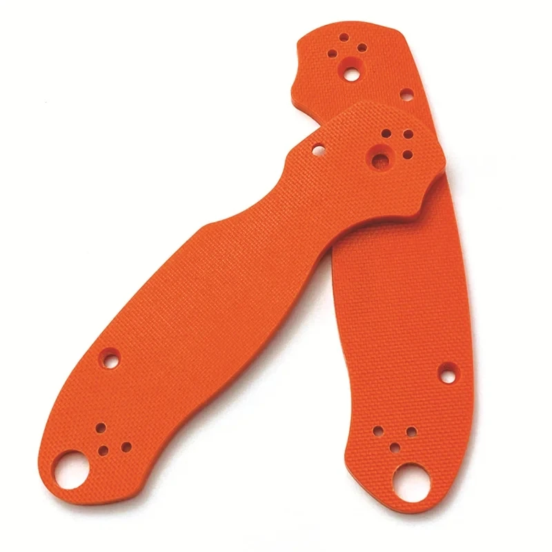 Imagem -05 - Cor Sólida Faca Dobrável Lidar com Remendos de Aperto para Spyderco Para3 C223 Aranha Escalas Antiderrapantes Faça Você Mesmo Acessórios Peças Par G10
