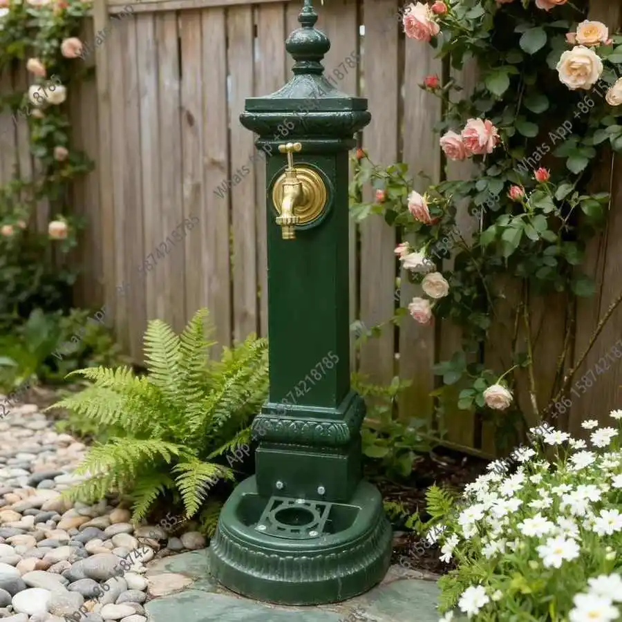 

Craft Cast Iron Water Column Water Plug Waterscape Garden Gardening Garden Decoration Ornament Grocery Export Foreign Trade Fact