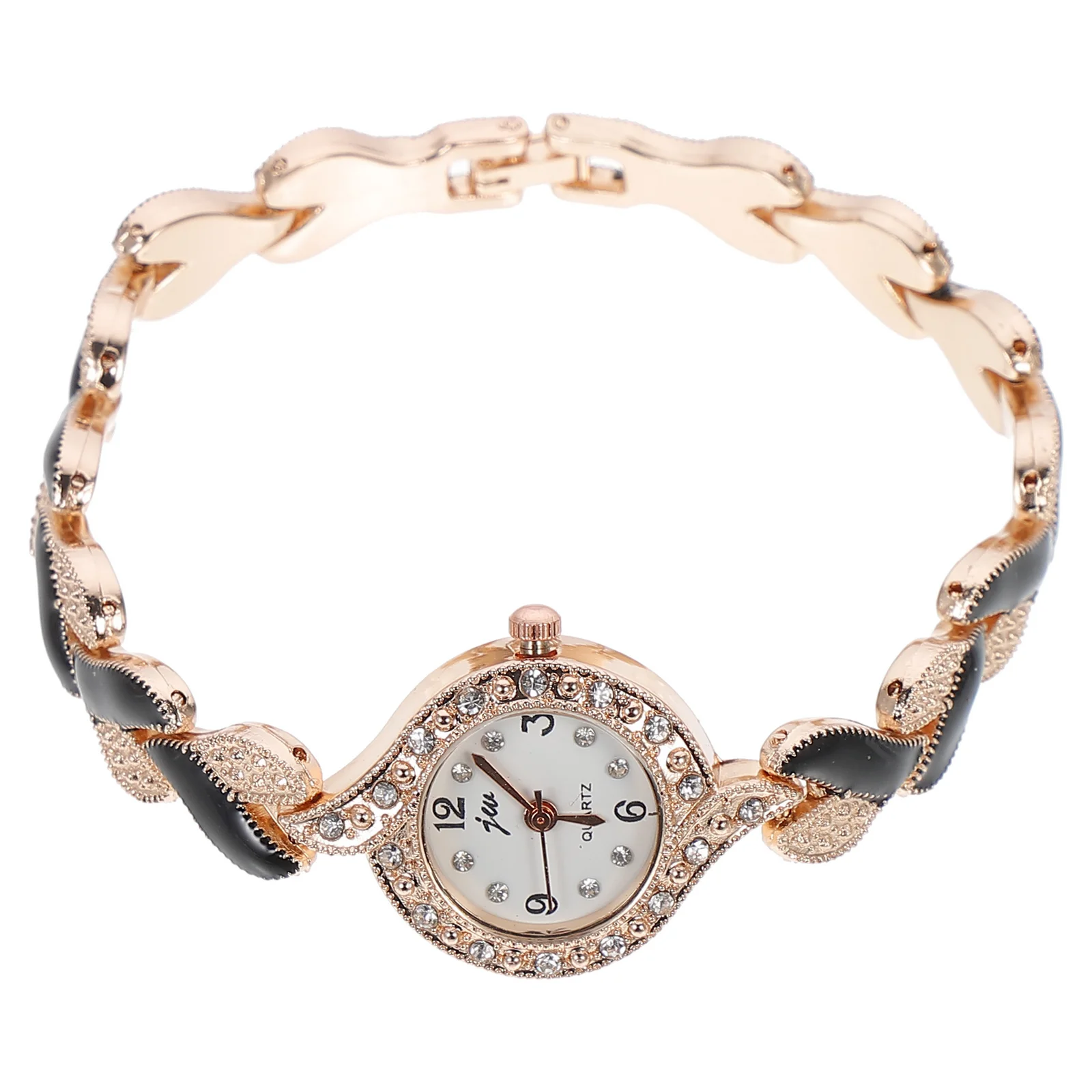 Bracelet Quartz Watch Diamond for Woman Stylish Wrist Exquisite Zinc Alloy Women Hand Chain Fashion Girls