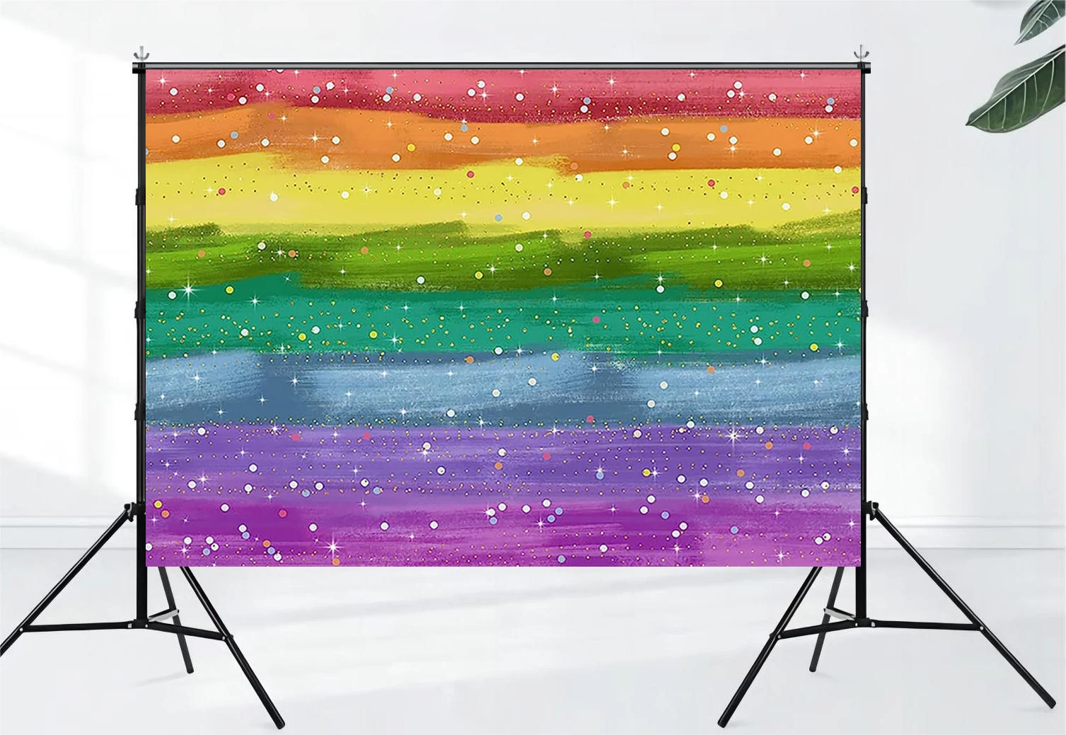 Colorful Wall Background Rainbow Graffiti Photography Background Love Birthday Hip Hop Wedding Painting Art Party Banner