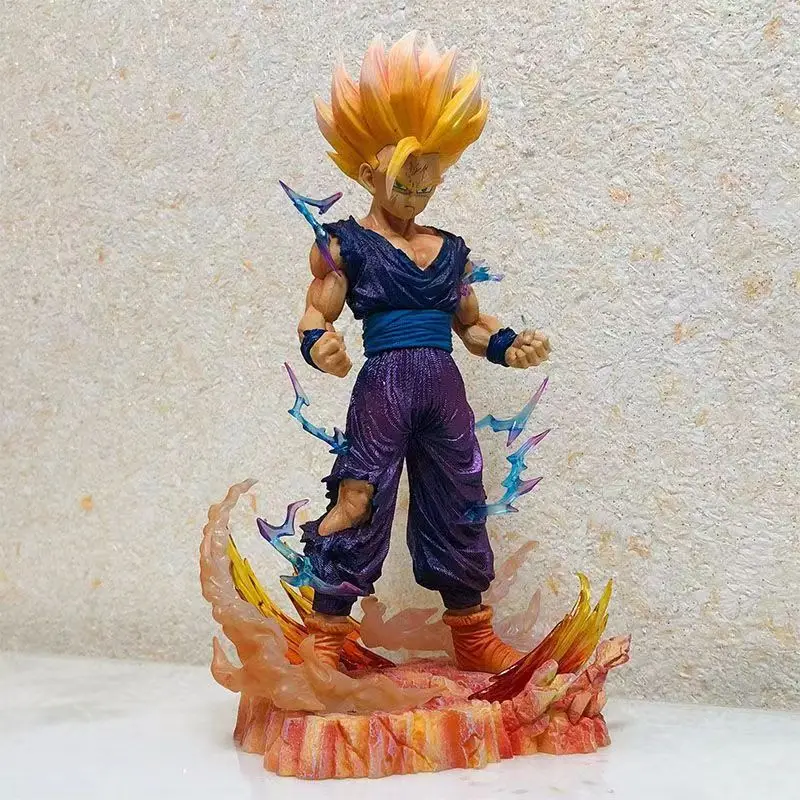 26Cm Drakenbal Z Figuur Anime Model Super Saiyan Gohan Actiefiguur Pvc Gk Ornamenten Model Pop Collectie Standbeeld Speelgoed Geschenken