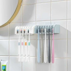 Toothbrush Holder, Storage Rack, Household Non Perforated Bathroom Toothbrush Holder, Dustproof and Waterproof Toothbrush Holder