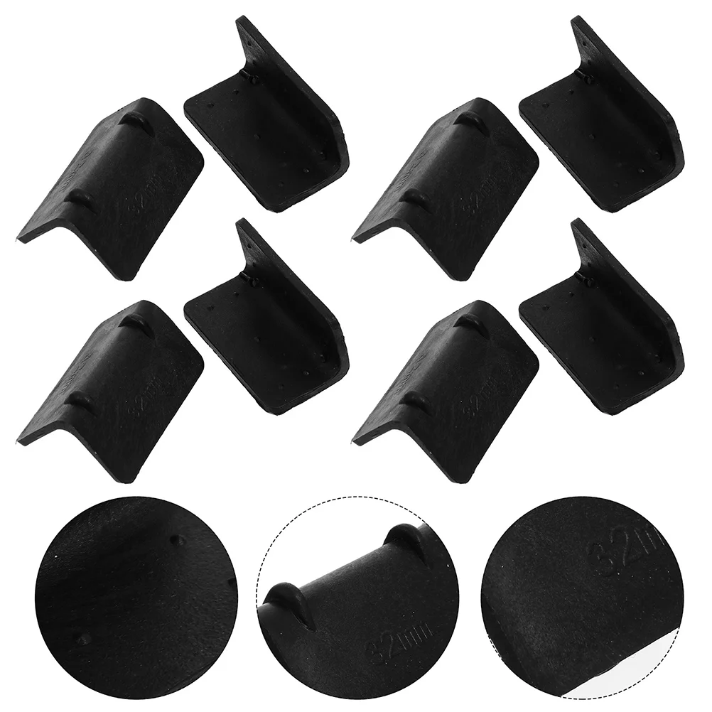 100 Pcs Electrical Appliance Packing Plastic Corner Protectors Door Stoppers Guard