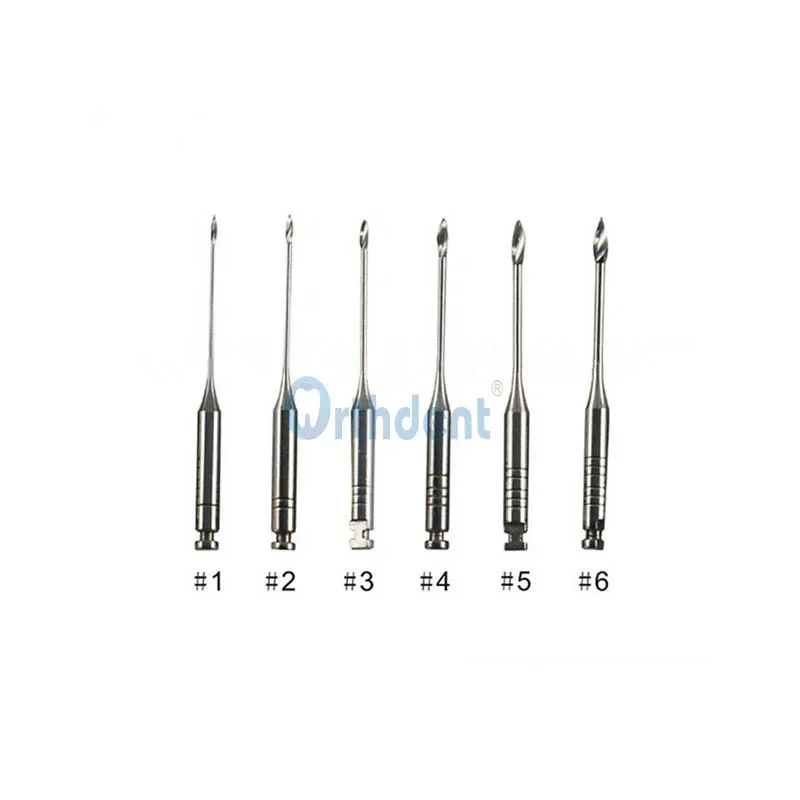 Orthdent 6 sztuk/pudło Wiertła do bram dentystycznych/Endodontyczne rozwiertaki Pesso 28/32 Mm Różne rozmiary # 1-6 dla endodontycznego kanału