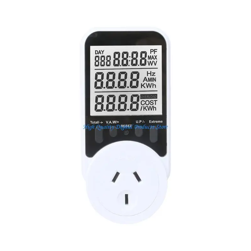 U2JE 2 Mode Energy Meter With Auto Cost Calculation Overloads Protections 230V Ranges