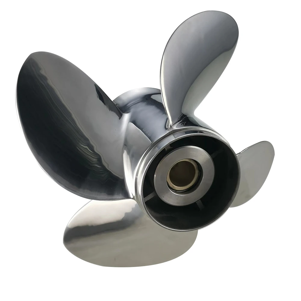 50-130 HP 13''x17'' Mirror Polish Propeller For YAMAH Outboard Engine