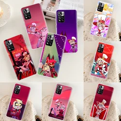 H-Hazbin Angel Dust Hotel Phone Case For Xiaomi Redmi Note 11 12 Pro Plus 12S 11S 11T 11E 10S 10 9 9S 9T 4G 5G 8 8T 7 Cover Coqu